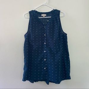 LOFT Blue Top